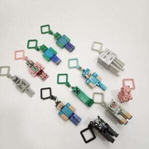 Minecraft Original Bag Charm Backpack Hanger Ghast Zombie Pigman Cow Sheep Pig